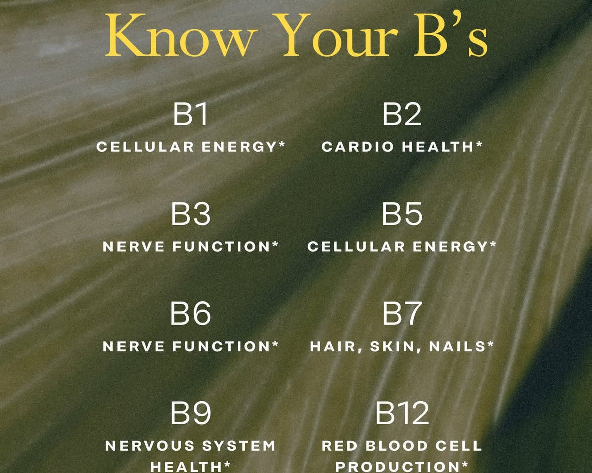 Tipos de Vitamina B: en qué nos benefician,  para qué sirven, cómo elegir el complemento más adecuado para ti