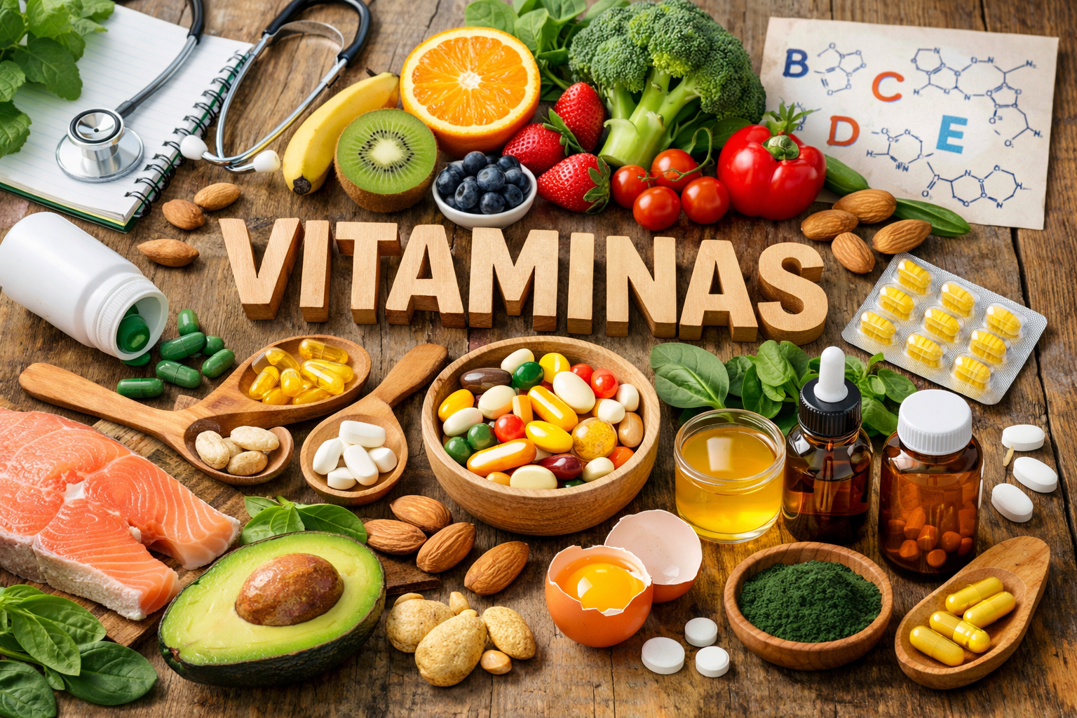 ¿Es bueno tomar vitaminas? Para estas 6 cosas sirve tomarlas