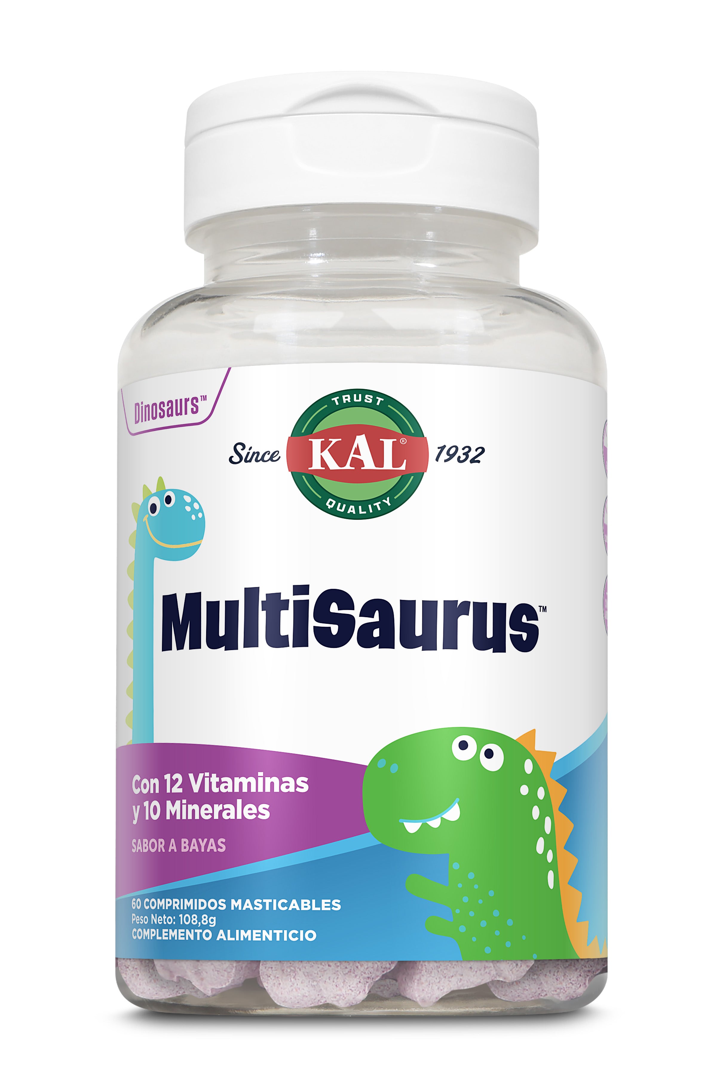 VITAMINA C REX -100 DINOSAURIOS MASTICABLES – Solaray