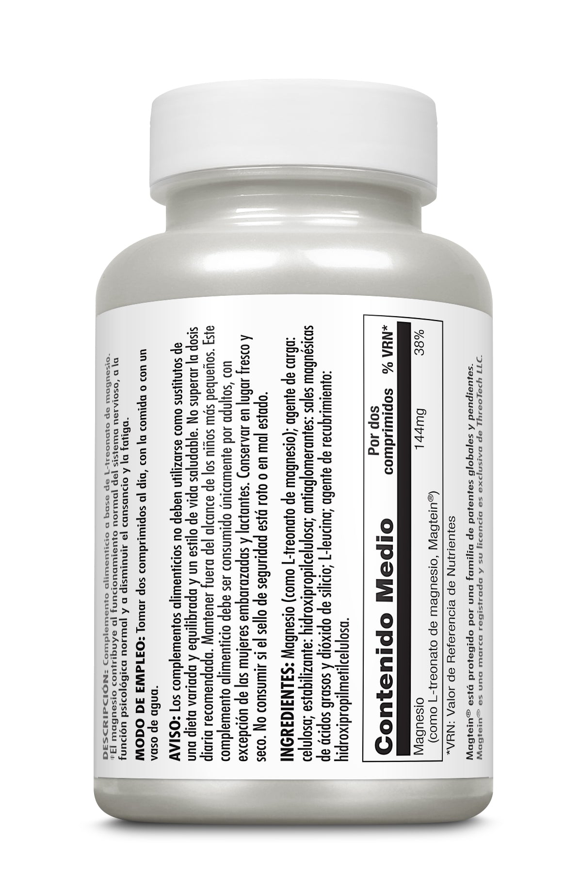 MAGNESIUM L-THREONATE - 60 COMPRIMIDOS (MAGTEIN)