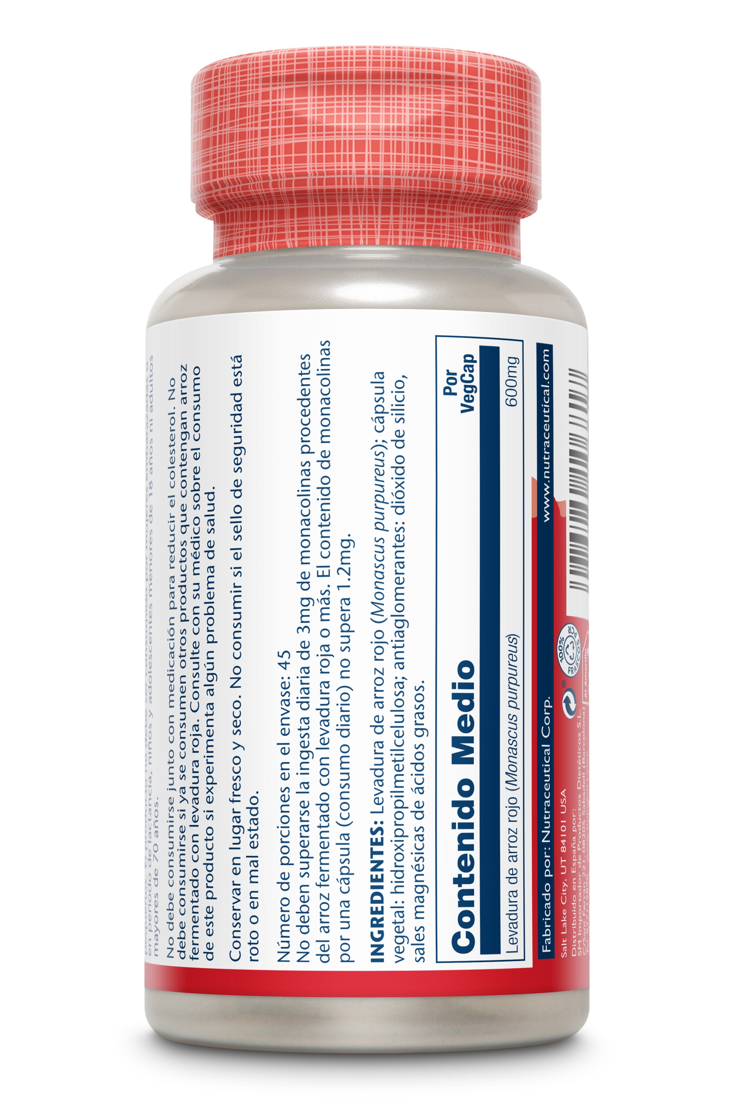 RED YEAST RICE - 45 VEGCAPS