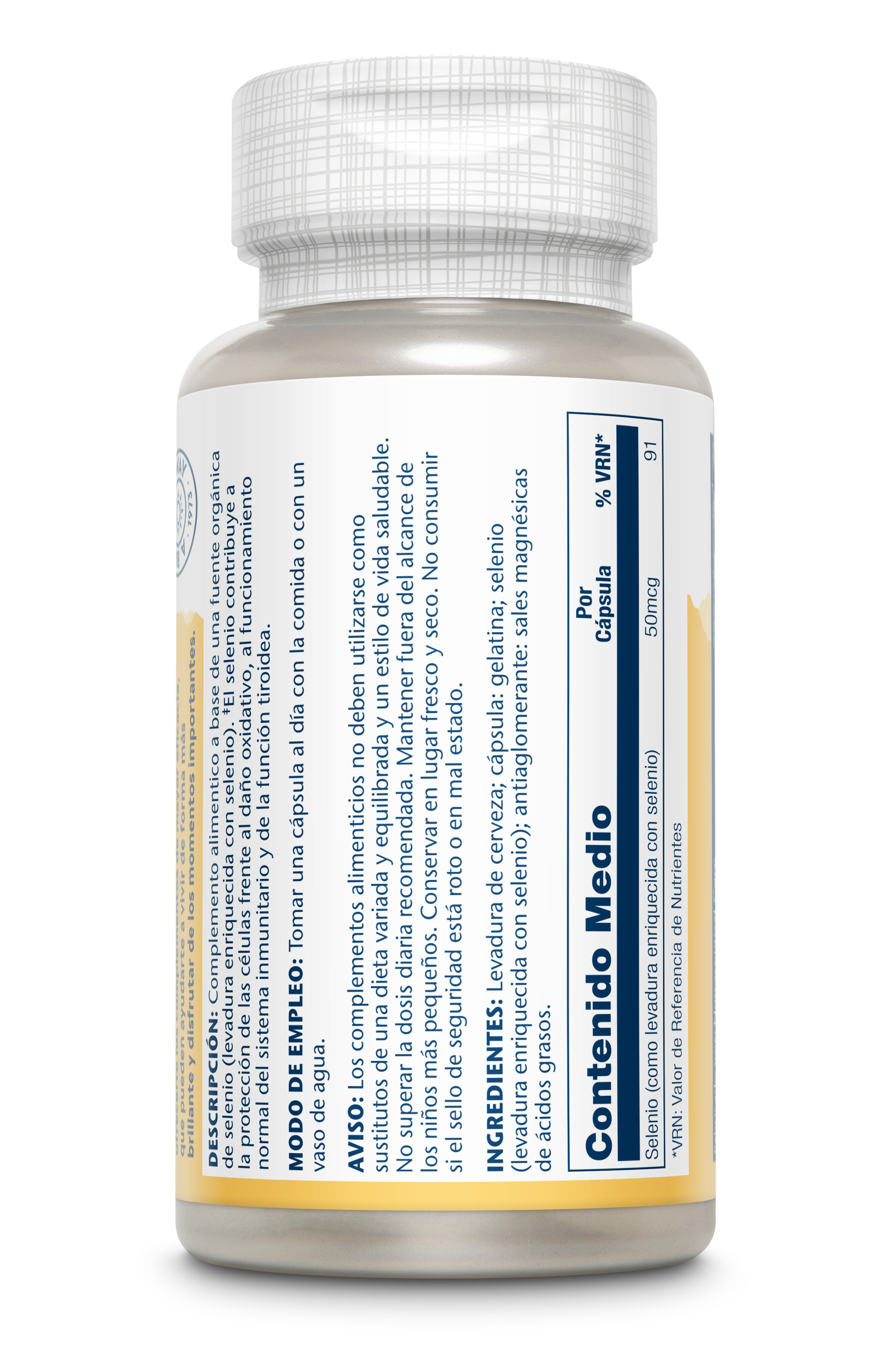 SELENIO 50 MCG - 100 CÁPSULAS