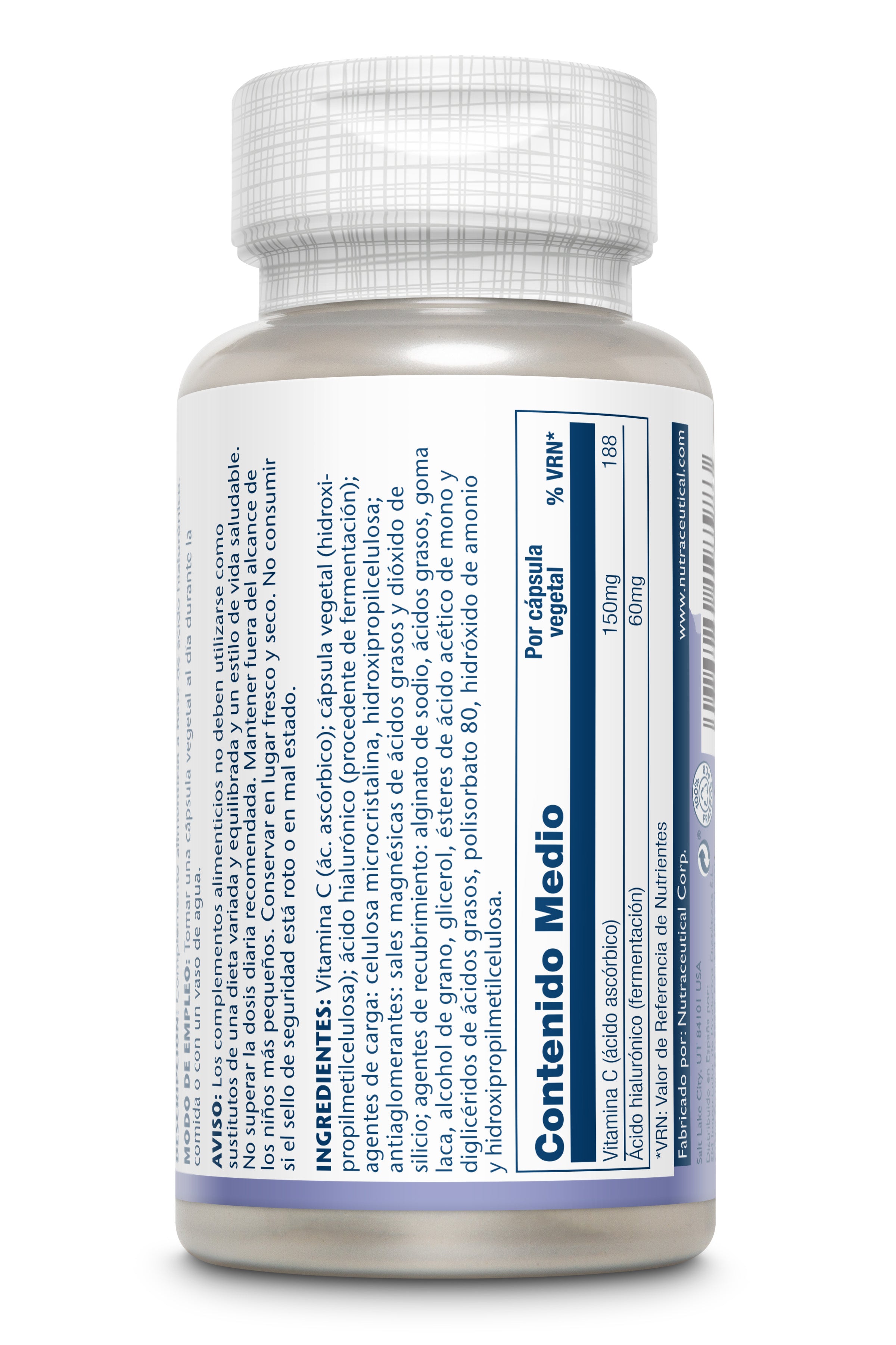 HYALURONIC ACID 60 MG- 30 VEGCAPS