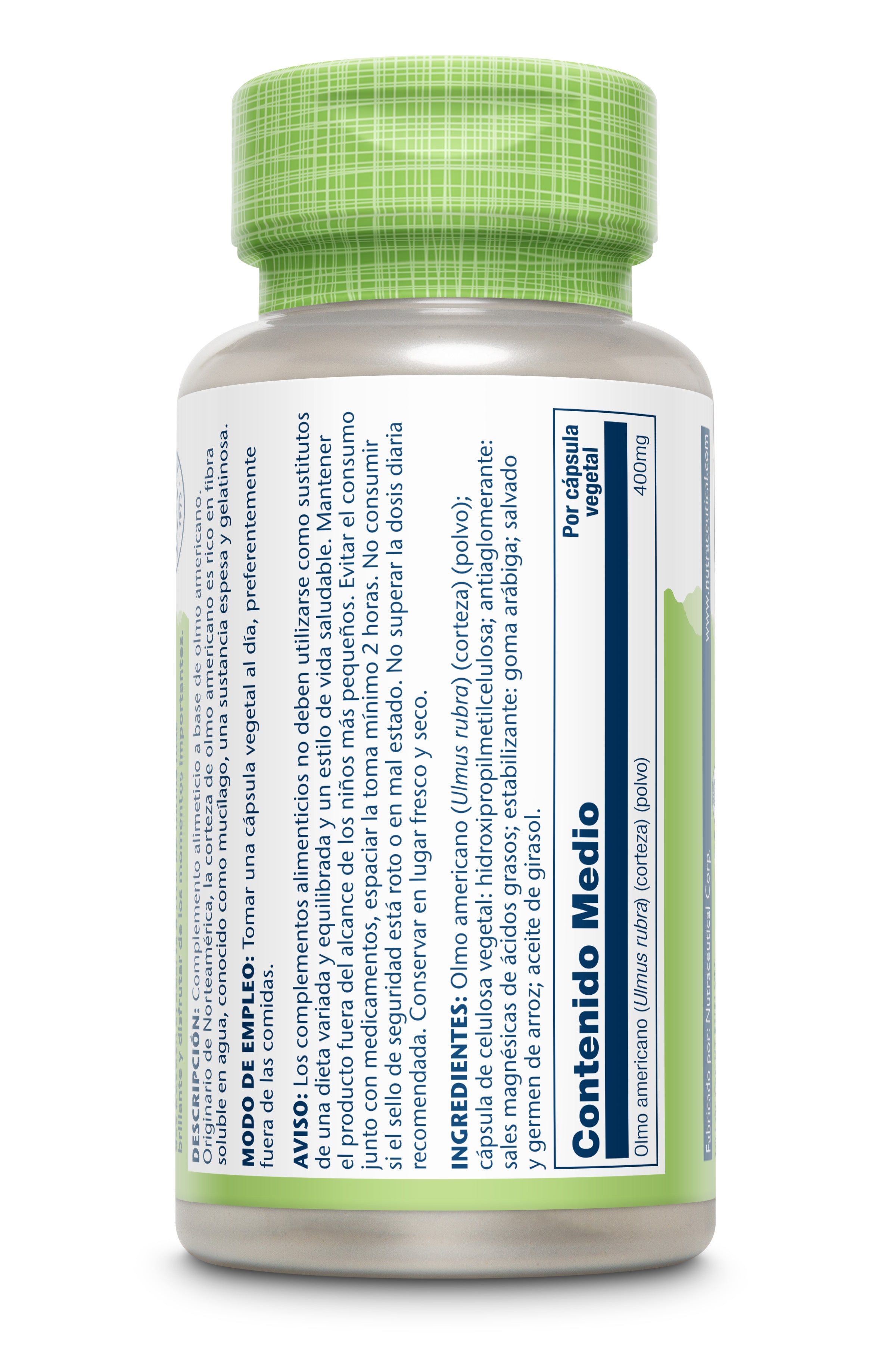 SLIPPERY ELM (OLMO AMERICANO) - 100 VEGCAPS