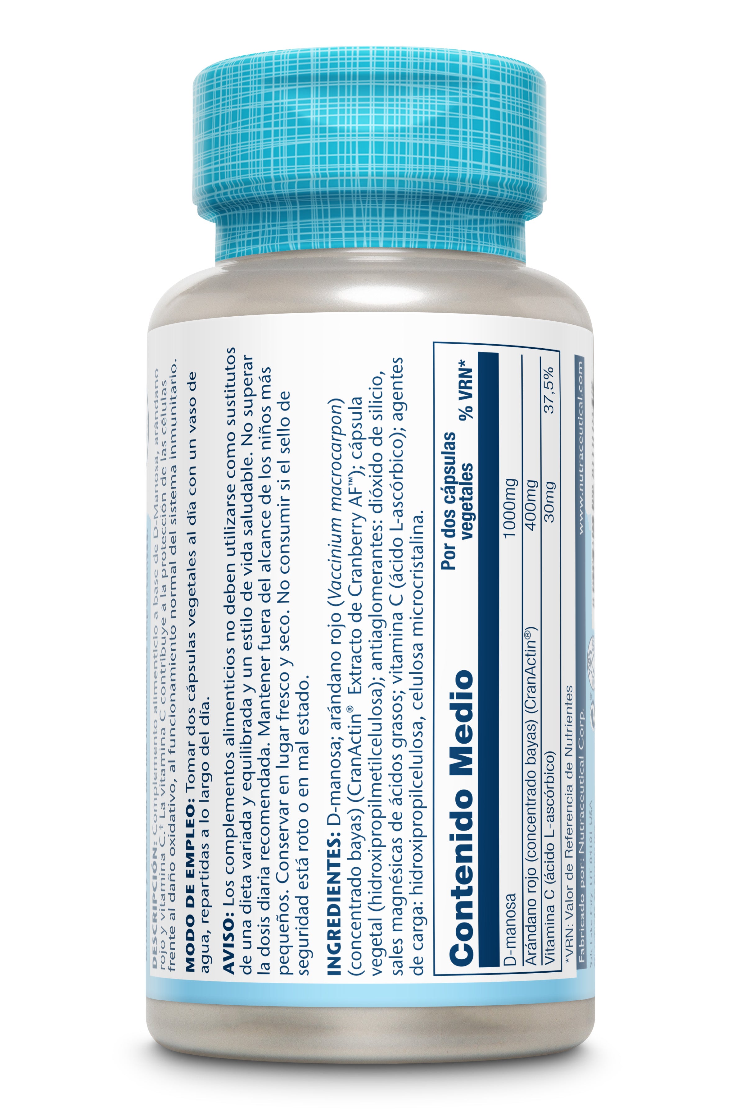 D-MANNOSE & CRANACTIN - 60 VEGCAPS