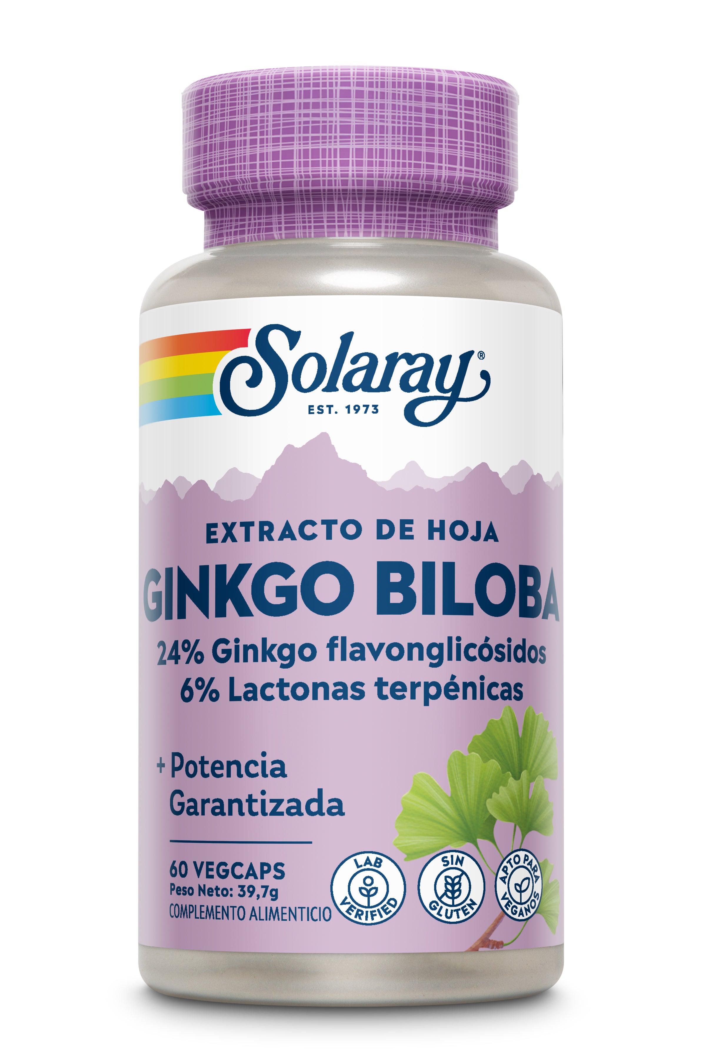 GINKGO BILOBA - 60 VEGCAPS