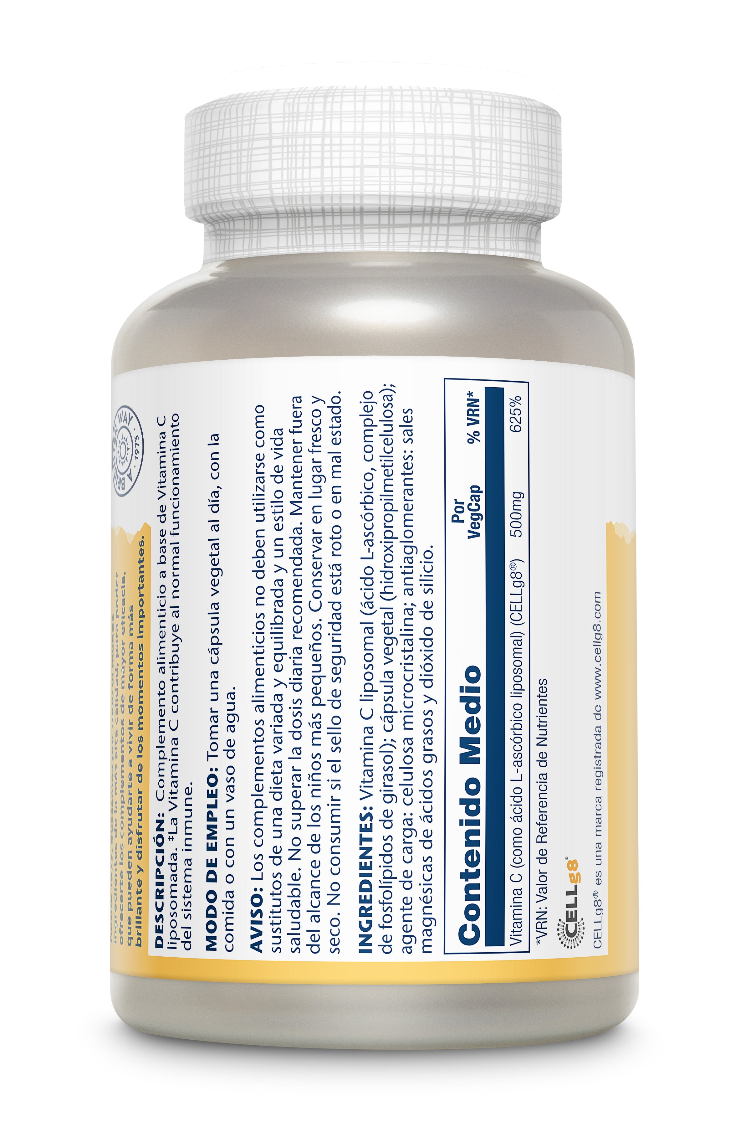 VITAMINA C LIPOSOMAL - 30 & 100 VEGCAPS
