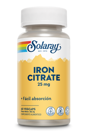 IRON 25 MG - HIERRO - 60 VEGCAPS