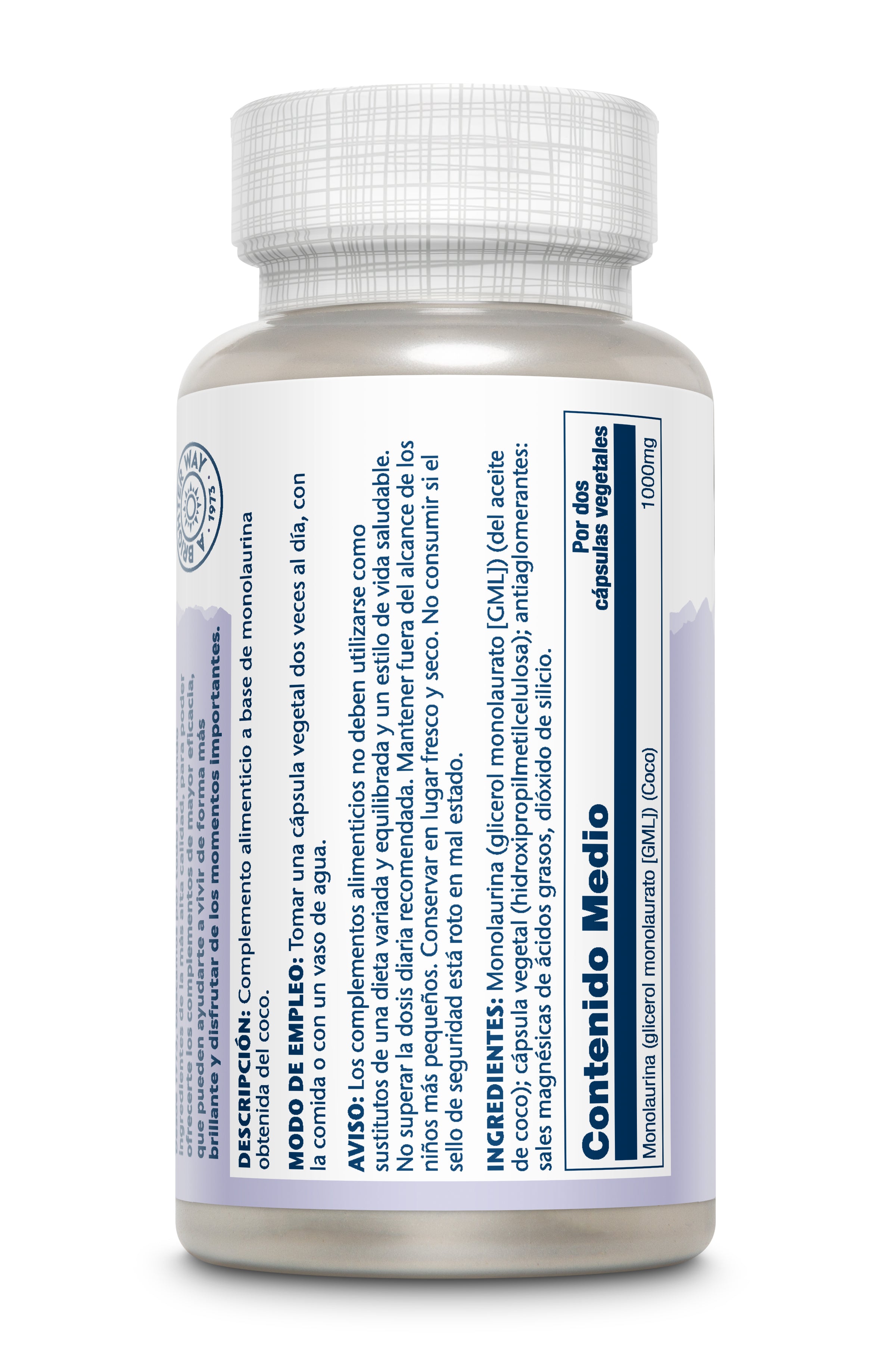 MONOLAURIN 500 MG - 60 VEGCAPS