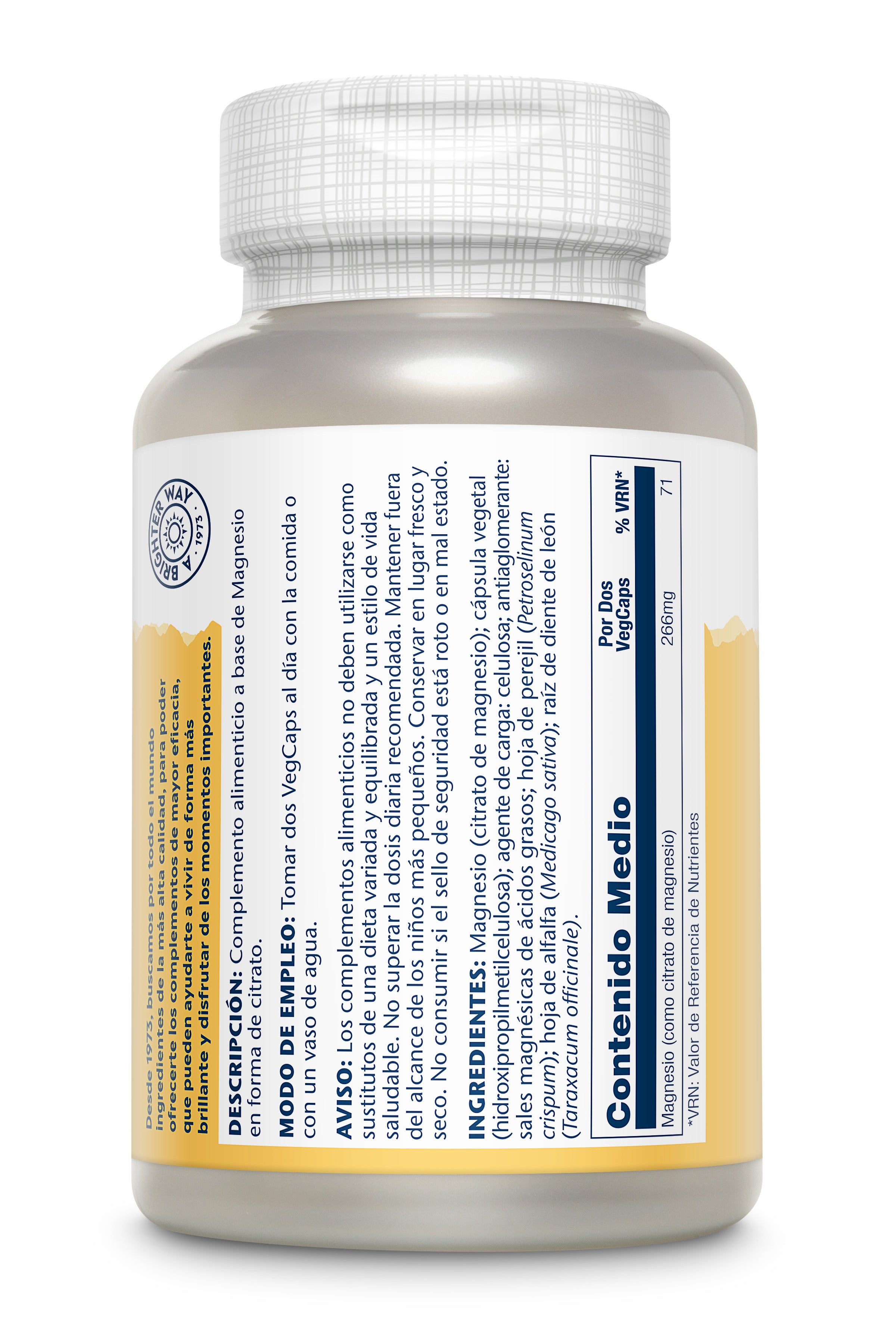 MAGNESIO CITRATO - 90 & 180 VEGCAPS