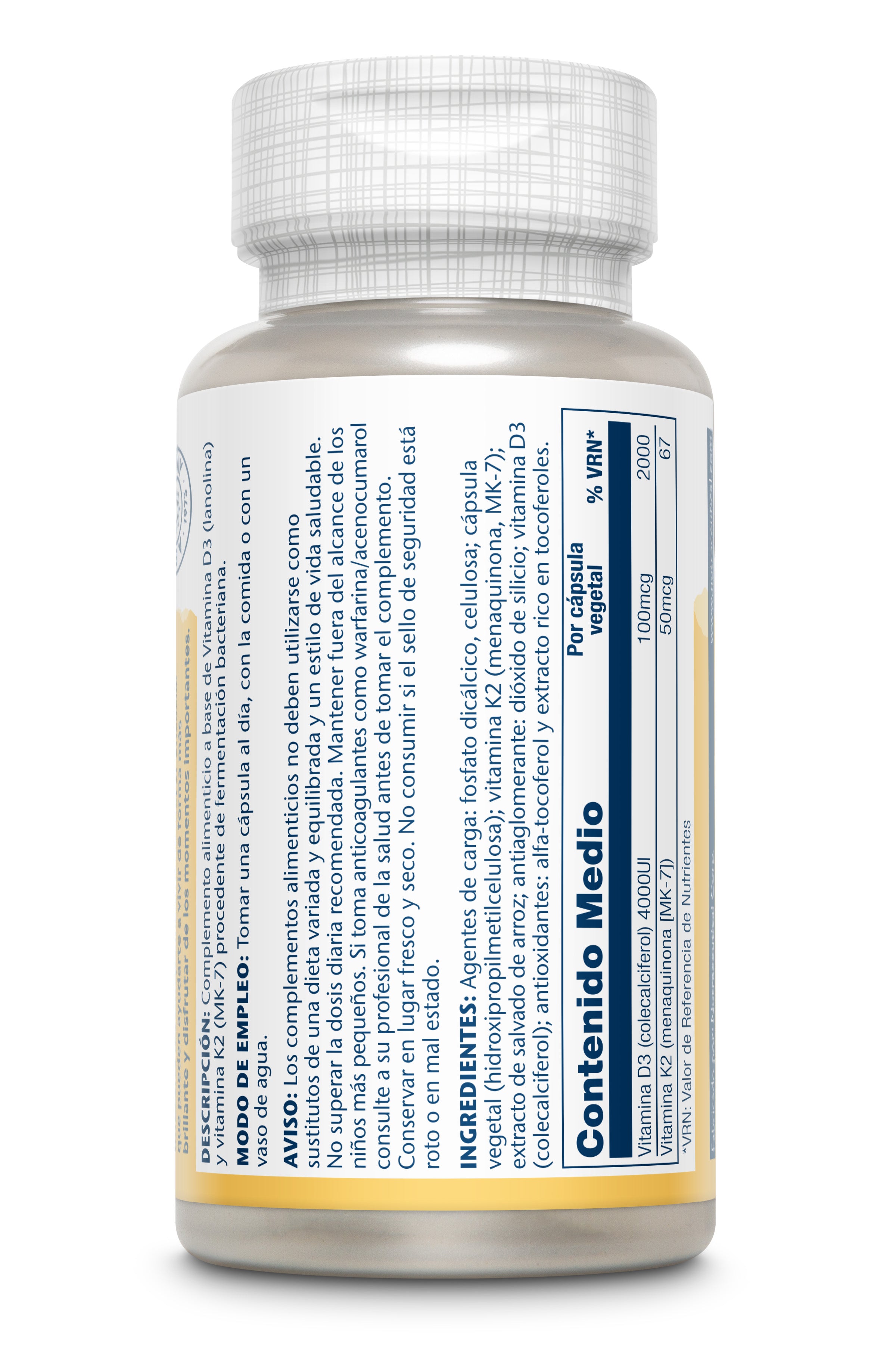 VITAMINA D3 & K2 - 60 & 120 VEGACPS