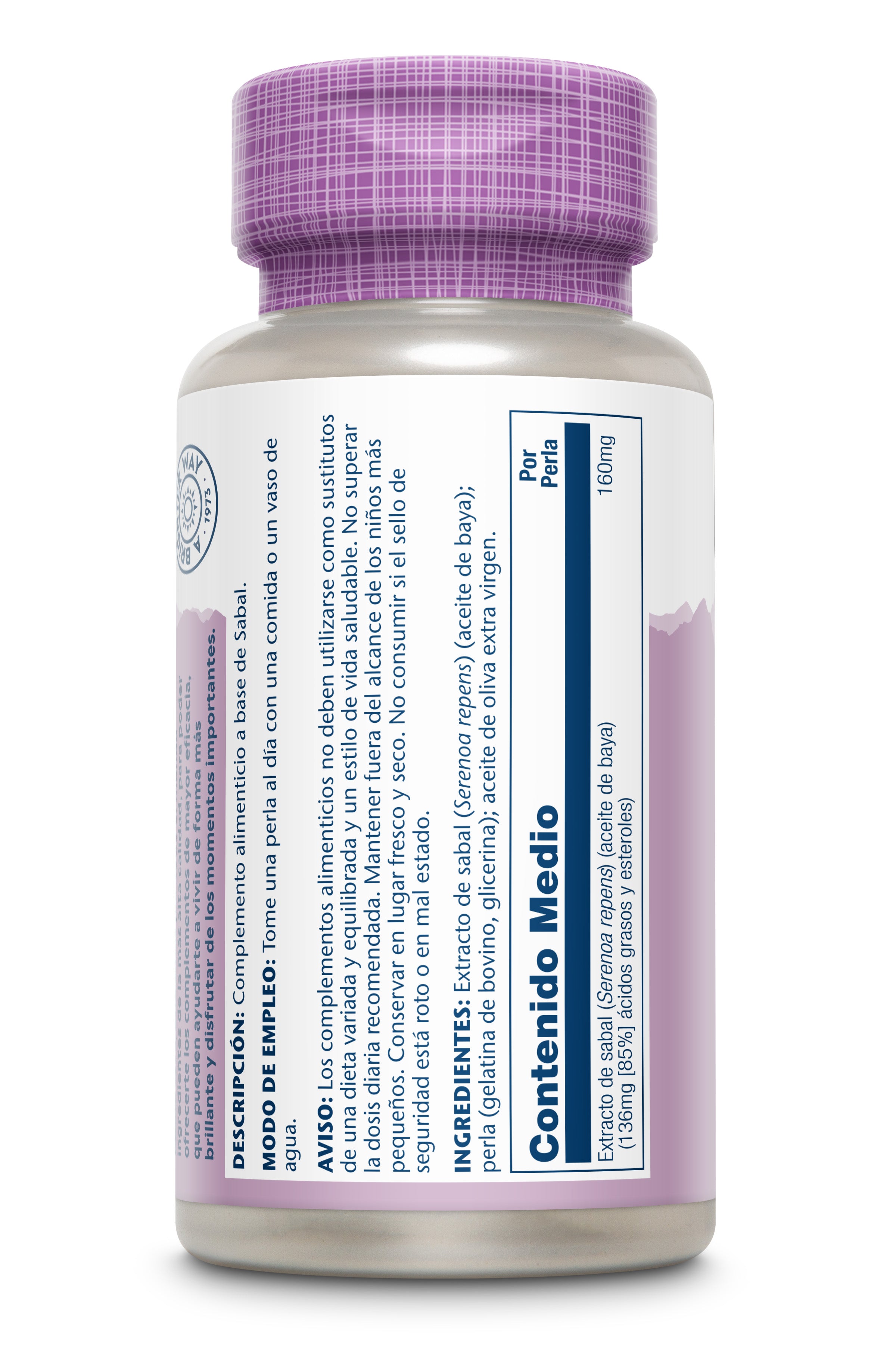 SAW PALMETTO - 60 PERLAS