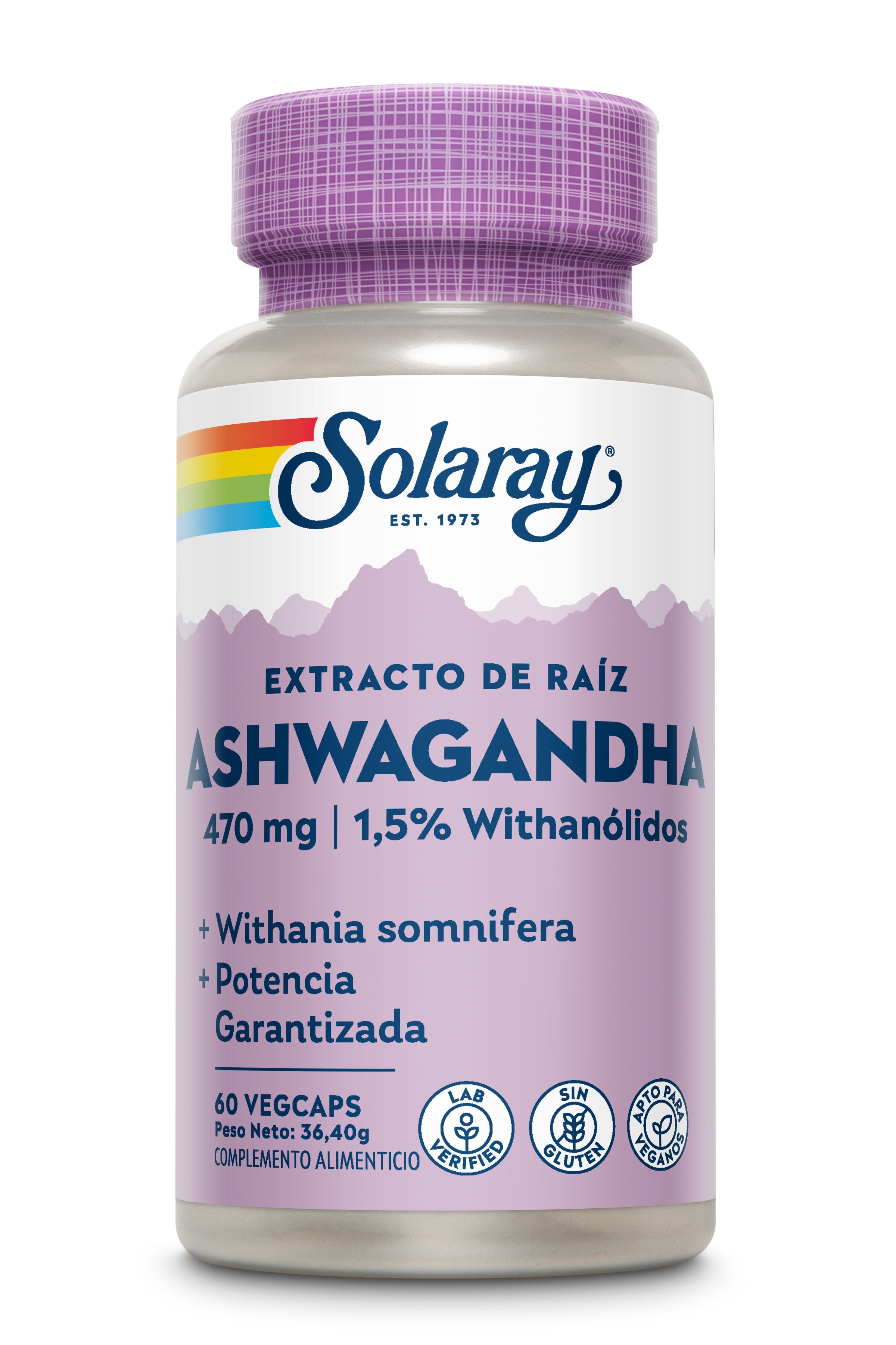 ASHWAGANDHA - 60 VEGCAPS