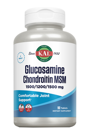 GLUCOSAMINE, CHONDROITINE & MSM - 90 COMPRIMIDOS