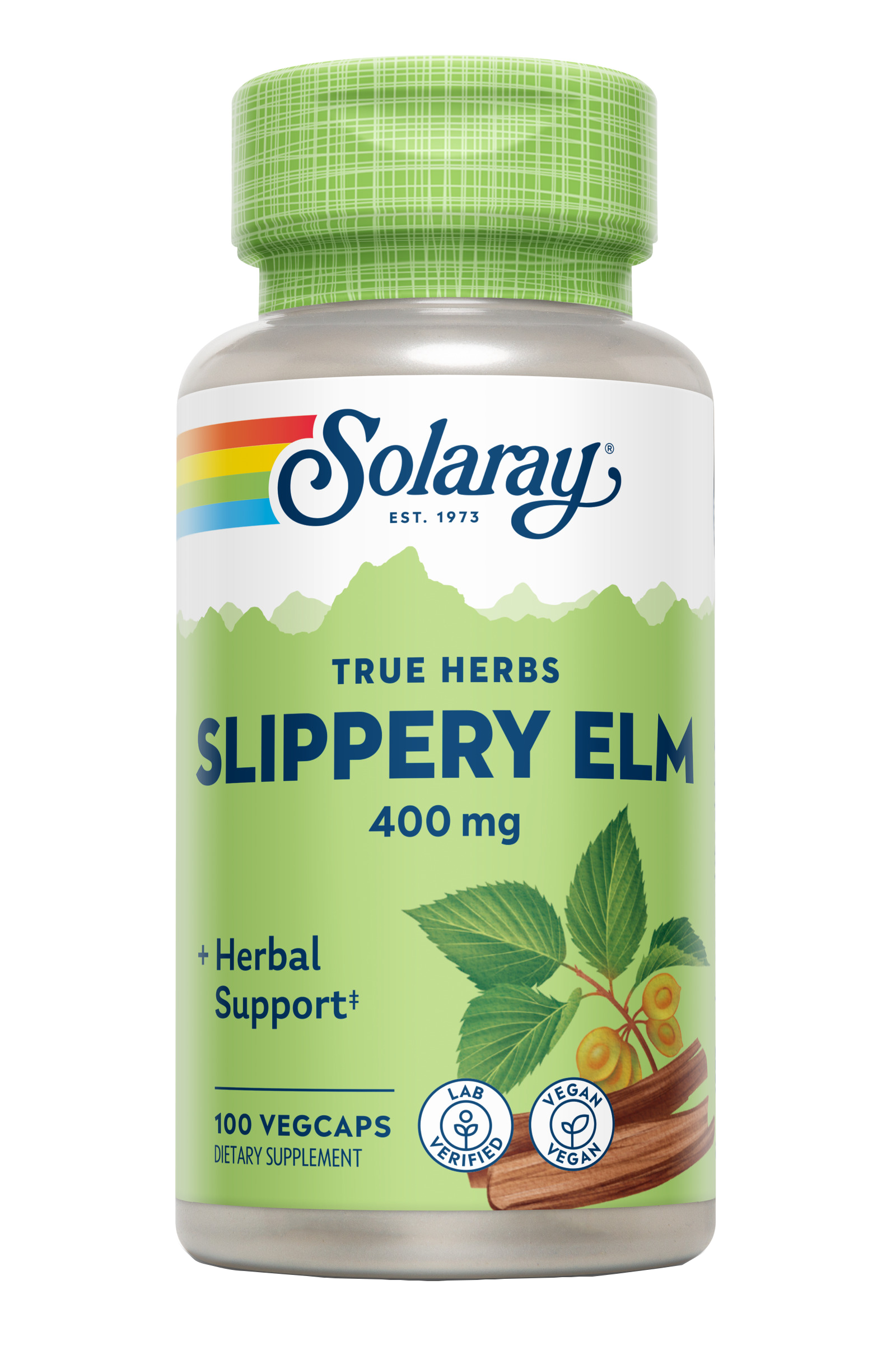 SLIPPERY ELM (OLMO AMERICANO) - 100 VEGCAPS
