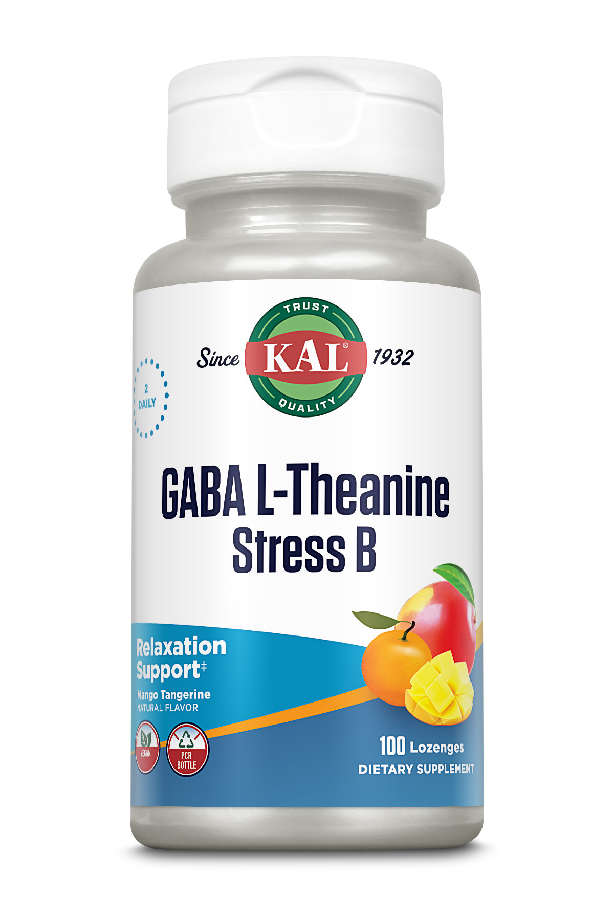 GABA L-THEANINE & STRESS B -100 COMPRIMIDOS BUCODISPERSABLES