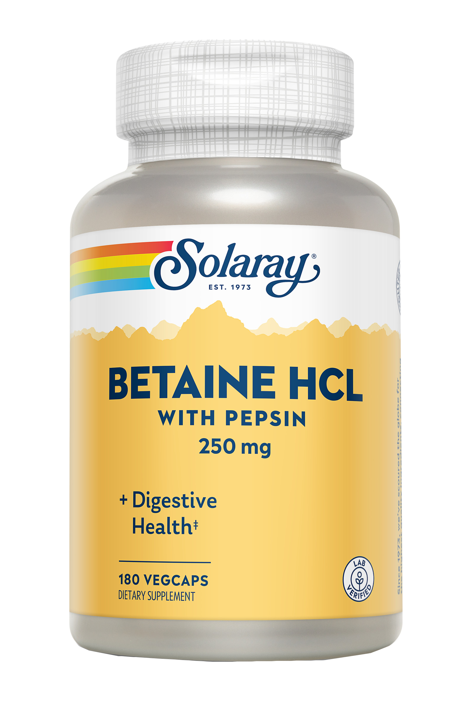 BETAIN HCl CON PEPSINA  - 180 VEGCAPS
