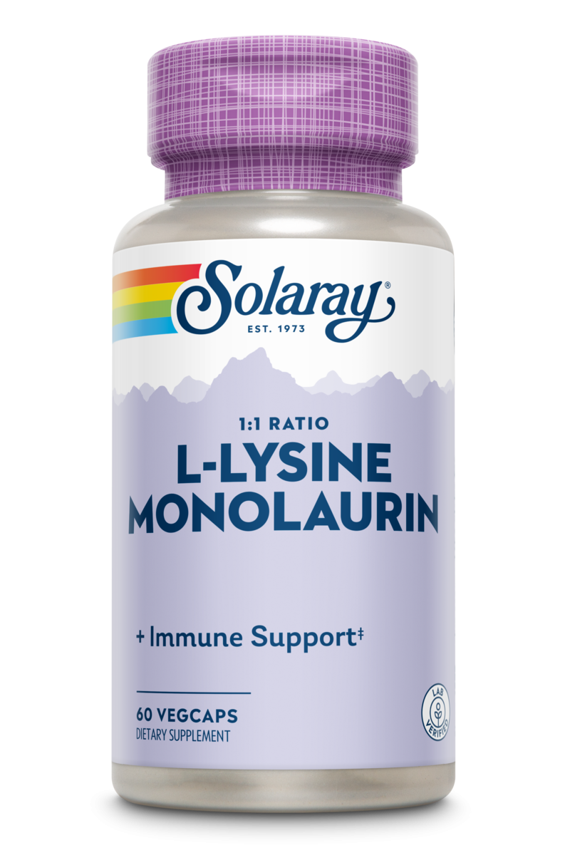 L-LYSINE & MONOLAURIN - 60 VEGCAPS