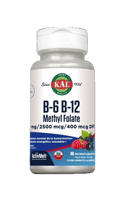 B6 & B12 METHYL FOLATE - 60 MICROTABLETAS