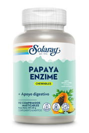PAPAYA ENZYME - 90 COMP.MASTICABLES SABOR TROPICAL