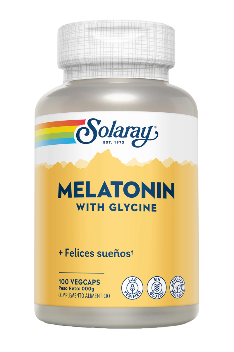 MELATONIN CON GLYCINE - 100 VEGCAPS