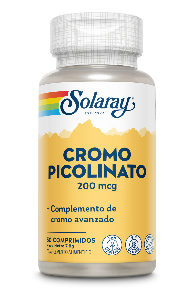 CROMO PICOLINATO 200 MCG - 50 COMPRIMIDOS