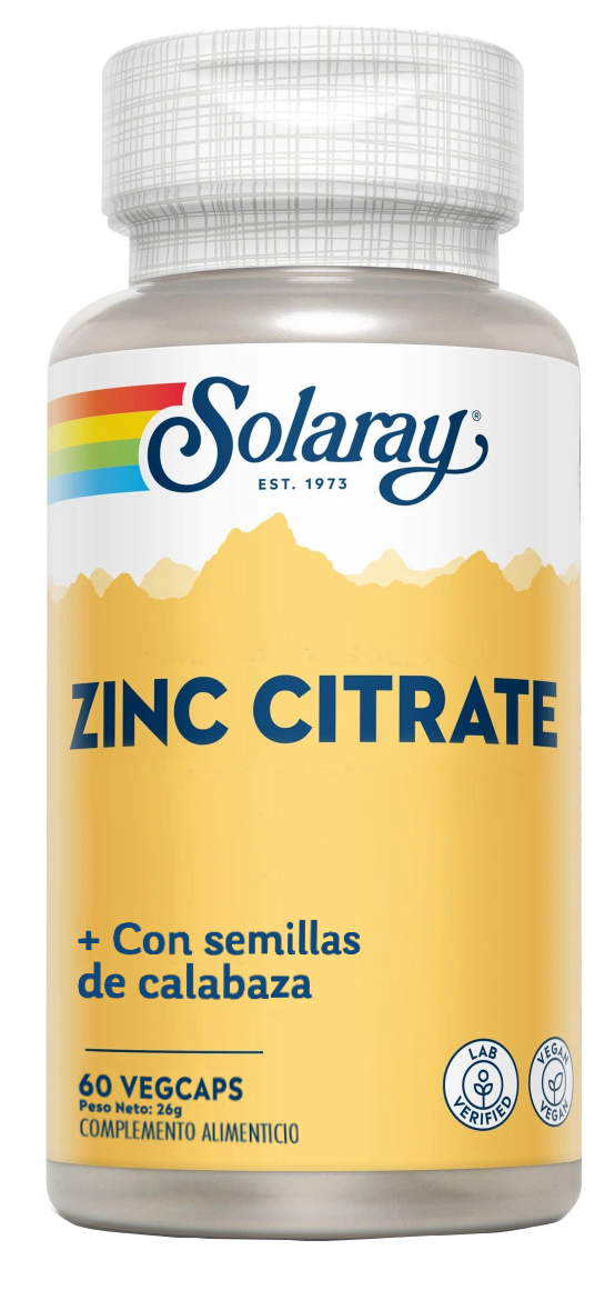 ZINC CON SEMILLAS DE CALABAZA - 60 VEGCAPS