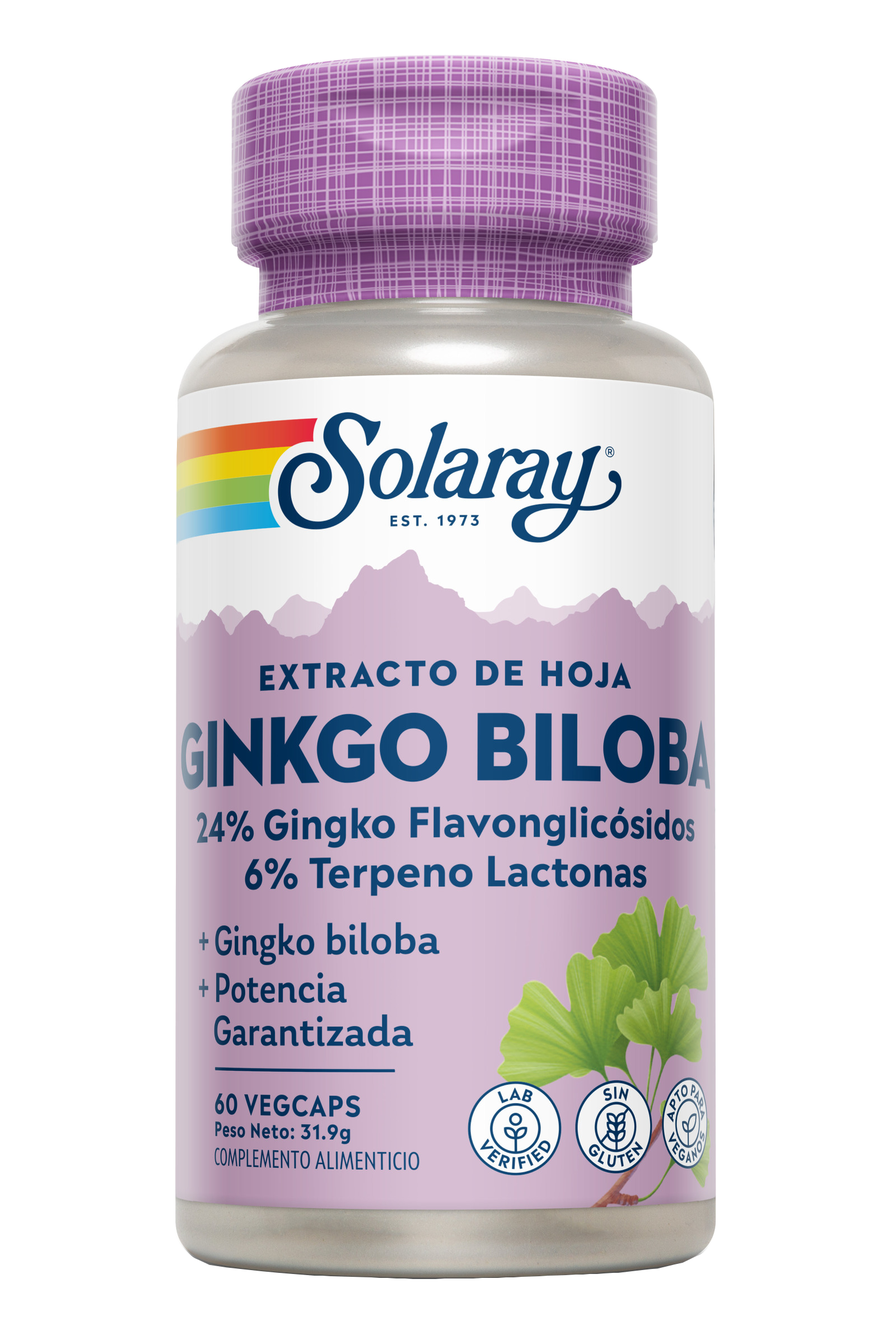 GINKGO BILOBA - 60 VEGCAPS