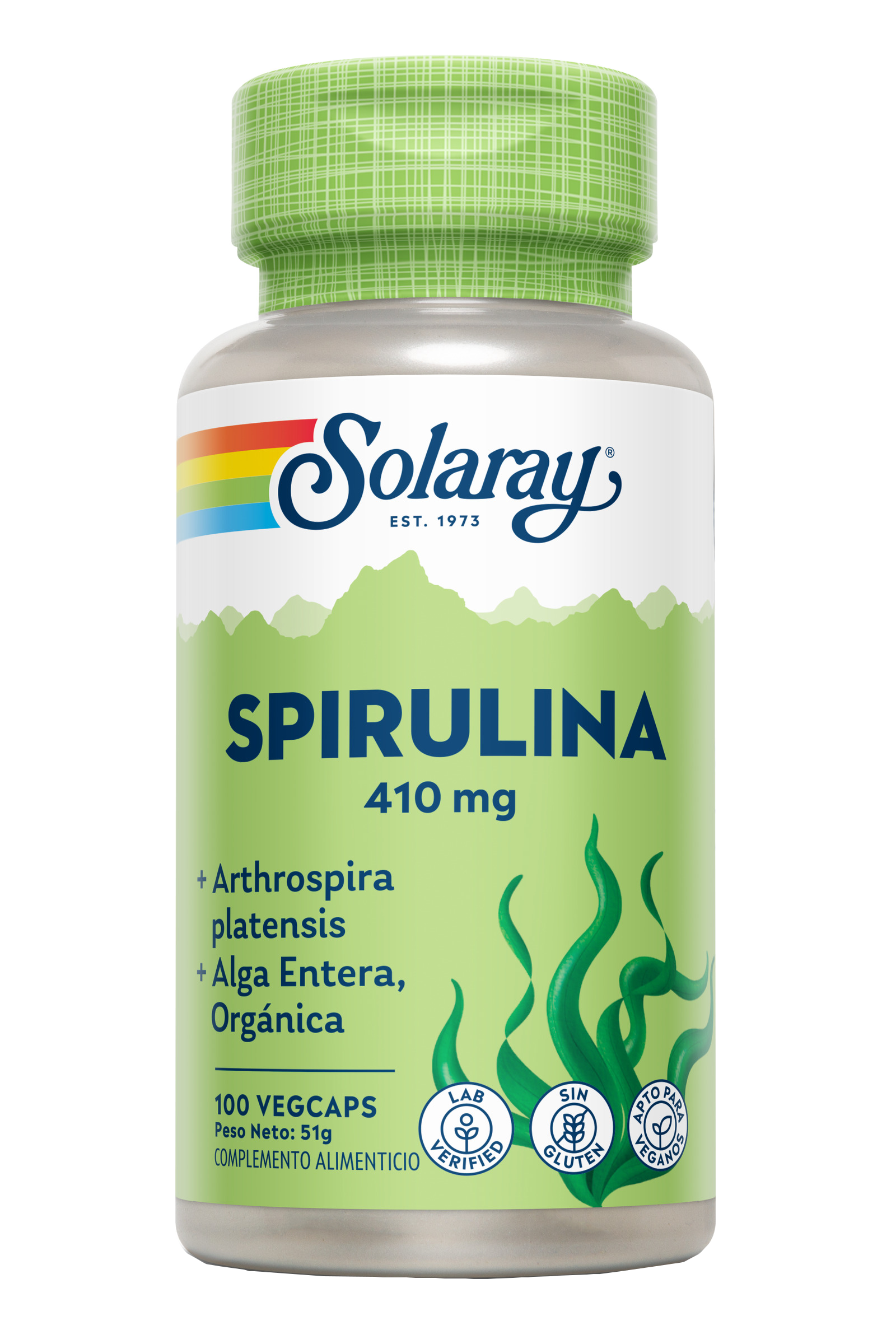 SPIRULINA  - 100 VEGCAPS