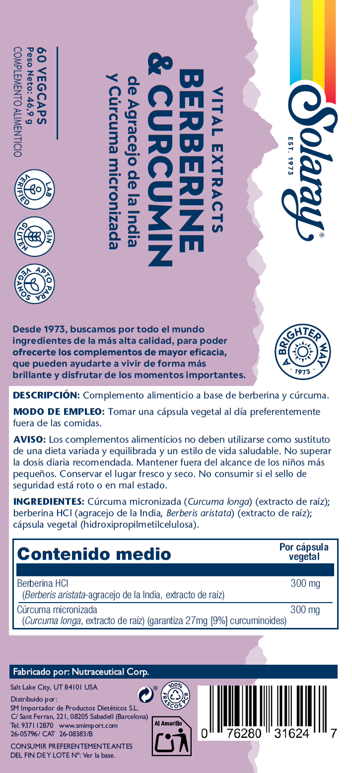 BERBERINE & CURCUMA - 60 VEGCAPS