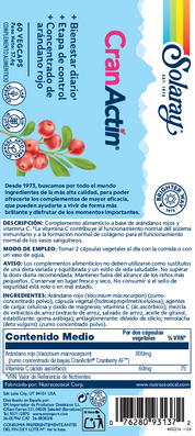 CRANACTIN - 60 VEGCAPS