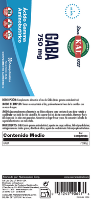 GABA - 30 & 90 COMPRIMIDOS