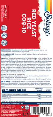 RED YEAST RICE & CoQ10 - 60 VEGCAPS