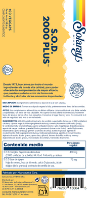 S.O.D. 2000 PLUS - 100 VEGCAPS