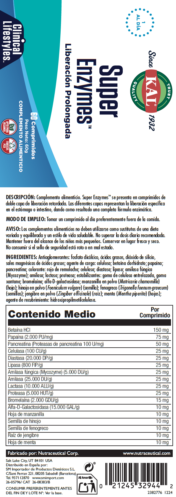 SUPER ENZYMES - 60 COMPRIMIDOS