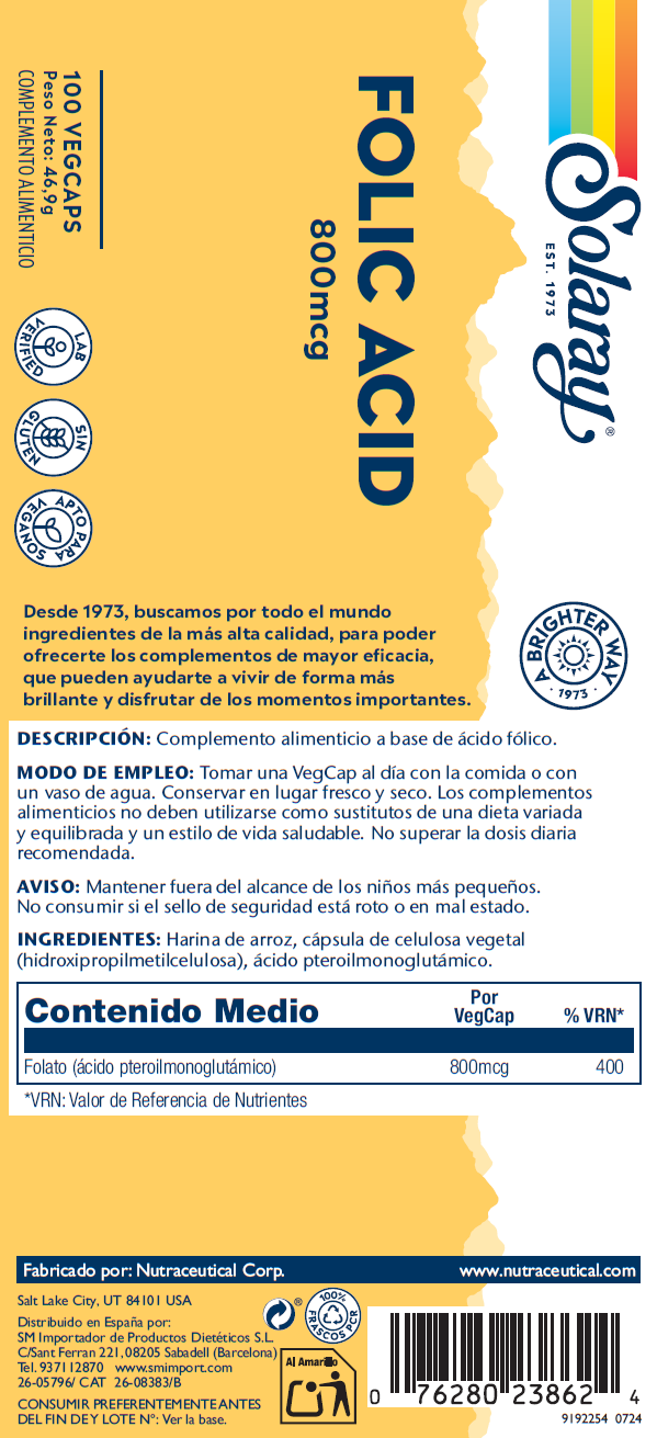 ACIDO FOLICO - 100 VEGCAPS