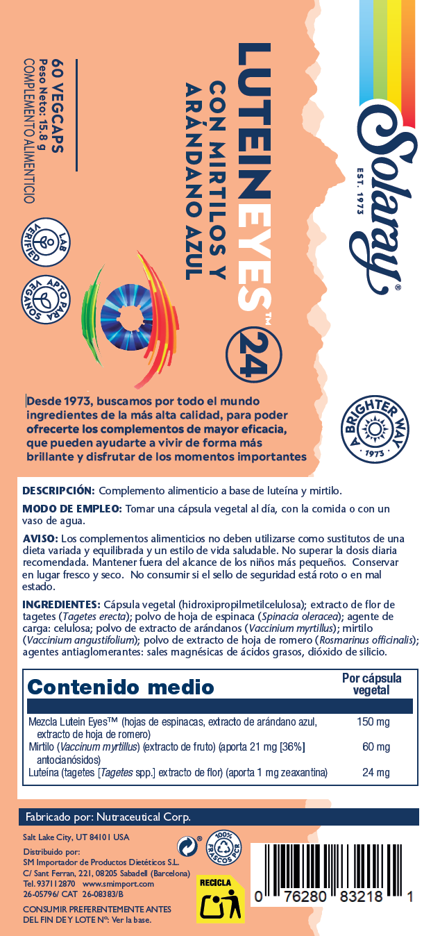 ADVANCED LUTEIN EYES 24 MG - 60 CAPSULAS VEGETALES