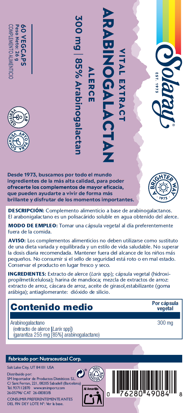 ARABINOGALACTANOS - 60 VEGCAPS