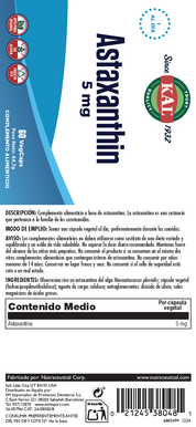 ASTAXANTHIN - 60 VEGCAPS