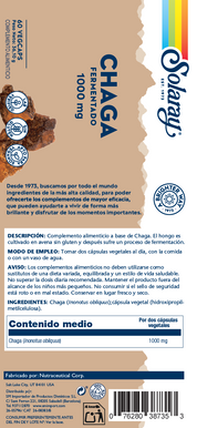 CHAGA - 60 VEGCAPS