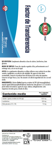 FACTOR DE TRANSFERENCIA - 60 VEGCAPS