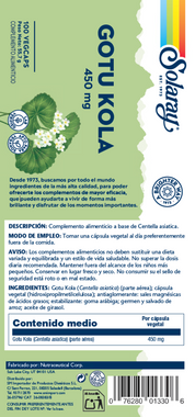 GOTU KOLA - 100 VEGCAPS