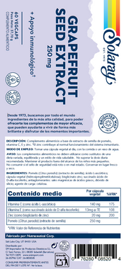 GRAPEFRUIT SEED - 60 VEGCAPS