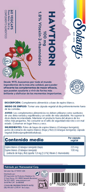 HAWTHORN (ESPINO BLANCO) - 60 VEGCAPS