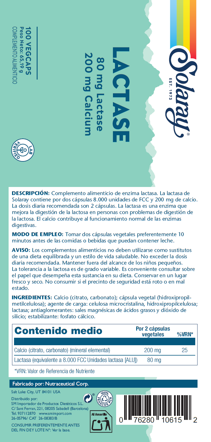 LACTASE  - 100 VEGCAPS
