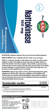 NATTOKINASE - 30 COMPRIMIDOS