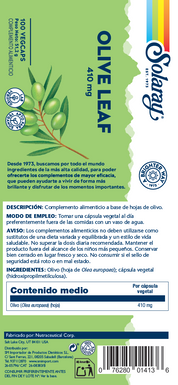 OLIVE LEAF - 100 VEGCAPS