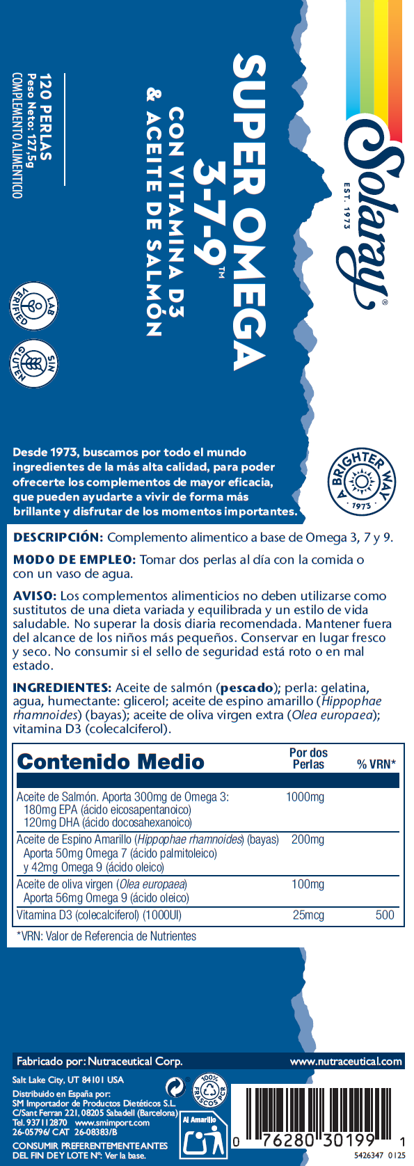 SUPER OMEGA 3-7-9 - 120 PERLAS