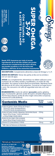 SUPER OMEGA 3-7-9 - 120 PERLAS