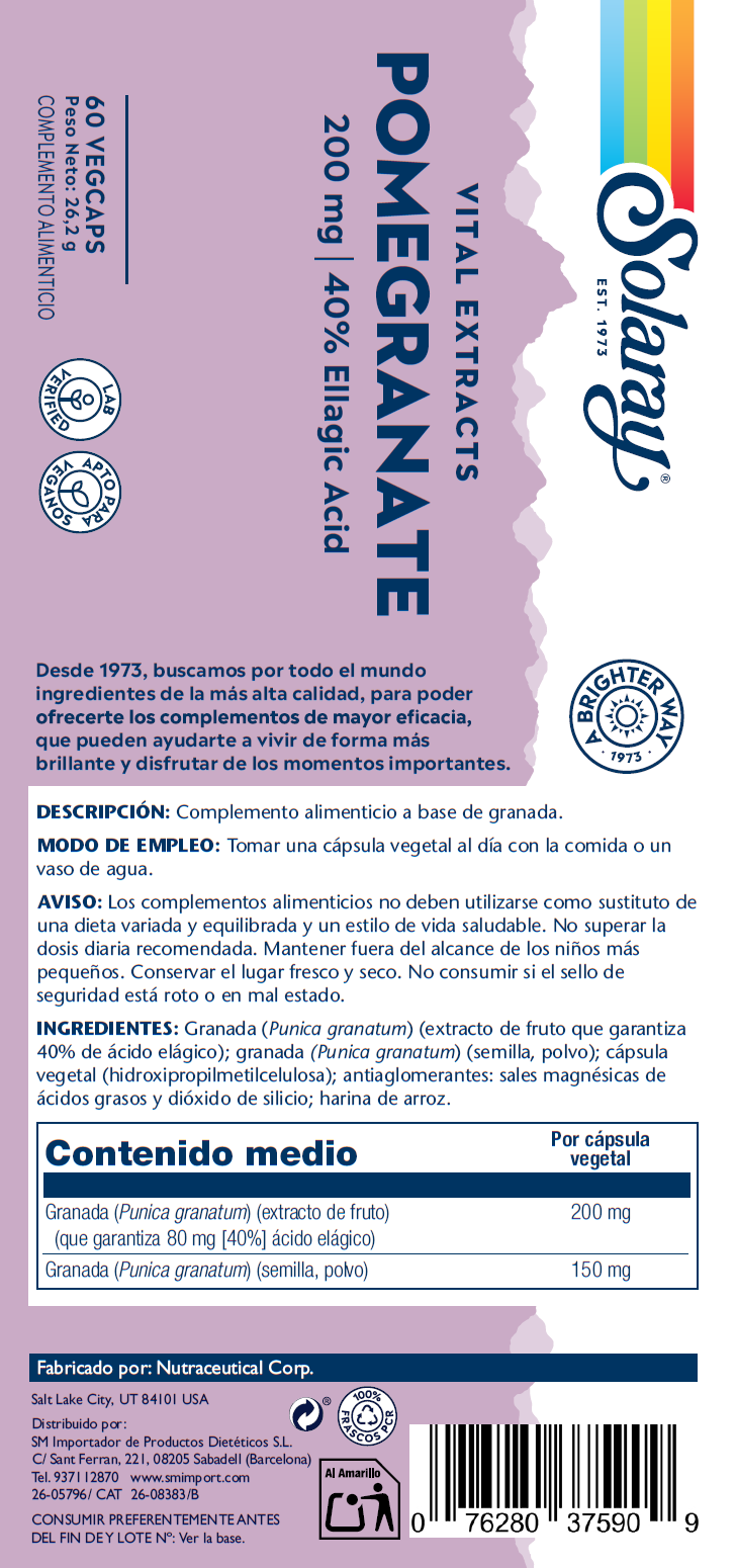 POMEGRANATE - 60 VEGCAPS